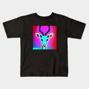 Neon Deer Kids T-Shirt